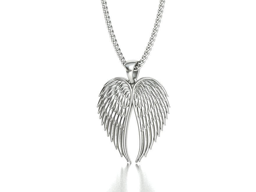 All gold Angel Wing Pendant